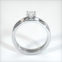 0.51 Ct. White Sapphire Ring, 10K White Gold 3