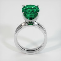 6.51 Ct. Emerald Ring, 18K White Gold 3