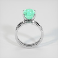 3.26 Ct. Emerald Ring, 18K White Gold 3