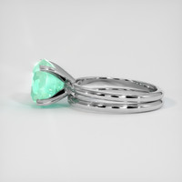 3.26 Ct. Emerald Ring, 18K White Gold 4