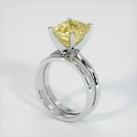 7.72 Ct. Sapphire Ring, 18K White Gold 2