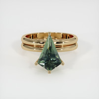 2.18 Ct. Sapphire Ring, 14K Yellow Gold 1