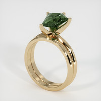 2.18 Ct. Sapphire Ring, 14K Yellow Gold 2