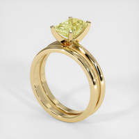 2.10 Ct. Sapphire Ring, 14K Yellow Gold 2
