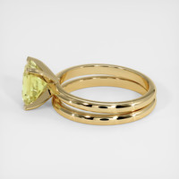 2.10 Ct. Sapphire Ring, 14K Yellow Gold 4