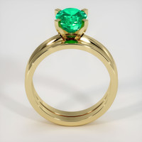 1.36 Ct. Emerald   Ring, 18K Yellow Gold 3
