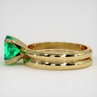 1.36 Ct. Emerald   Ring, 18K Yellow Gold 4