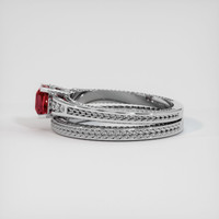 1.12 Ct. Ruby Ring, Platinum 950 4
