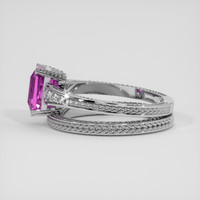 2.44 Ct. Purple Sapphire Ring, Platinum 950 4