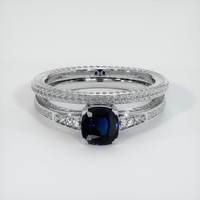 1.52 Ct. Sapphire Ring, 14K White Gold 1