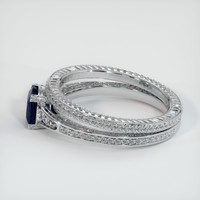 1.52 Ct. Sapphire Ring, 14K White Gold 4