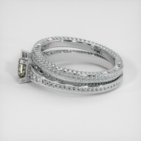 1.01 Ct. Sapphire Ring, 14K White Gold 4