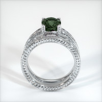 3.19 Ct. Sapphire Ring, 18K White Gold 3