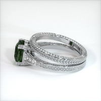 3.19 Ct. Sapphire Ring, 18K White Gold 4