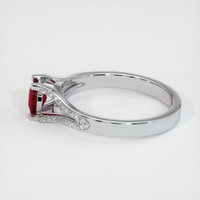 0.56 Ct. Ruby Ring, Platinum 950 4