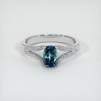 0.78 Ct. Sapphire Ring, Platinum 950 1