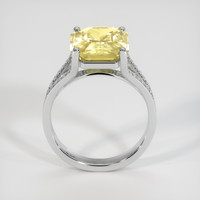 6.13 Ct. Yellow Sapphire Ring, Platinum 950 3