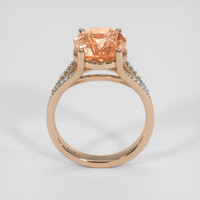 6.04 Ct. Padparadscha Sapphire Ring, 14K Rose Gold 3