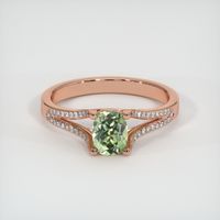 0.79 Ct. Sapphire Ring, 14K Rose Gold 1