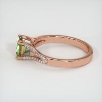 0.79 Ct. Sapphire Ring, 14K Rose Gold 4
