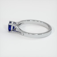 0.48 Ct. Sapphire Ring, 14K White Gold 4
