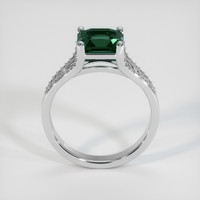2.30 Ct. Green Sapphire Ring, 14K White Gold 3