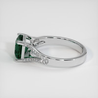 2.30 Ct. Green Sapphire Ring, 14K White Gold 4