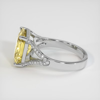 6.13 Ct. Sapphire Ring, 14K White Gold 4