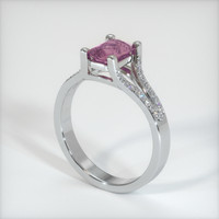 1.05 Ct. Sapphire Ring, 18K White Gold 2