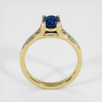 1.10 Ct. Blue Sapphire Ring, 14K Yellow Gold 3