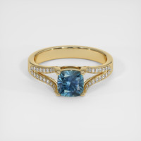 1.59 Ct. Sapphire Ring, 14K Yellow Gold 1