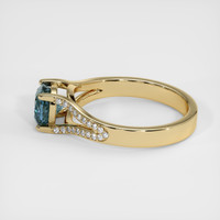 1.59 Ct. Sapphire Ring, 14K Yellow Gold 4