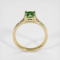 1.17 Ct. Green Sapphire Ring, 18K Yellow Gold 3