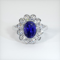 3.54 Ct. Color Change Sapphire Ring, Platinum 950 1