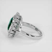 3.11 Ct. Emerald Ring, Platinum 950 4
