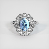 1.54 Ct. Gemstone Ring, Platinum 950 1