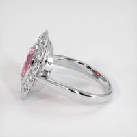 3.37 Ct. Padparadscha Sapphire Ring, Platinum 950 4
