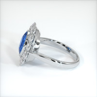 1.88 Ct. Blue Sapphire Ring, 10K White Gold 4