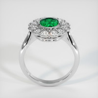 1.24 Ct. Emerald Ring, 18K White Gold 3
