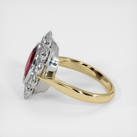 Ruby Ring 3.02 Ct. 14K White Yellow Preview