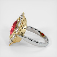 Ruby Ring 4.24 Ct. 14K White Yellow Preview