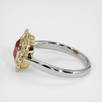 1.02 Ct. Ruby Ring, 14K White & Yellow 4