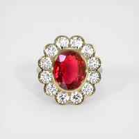 Ruby Ring 5.00 Ct. 14K White Yellow Preview