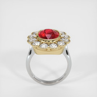 Ruby Ring 5.00 Ct. 14K White Yellow Preview