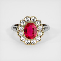 Ruby Ring 1.53 Ct., 18K White Yellow Preview