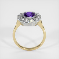 2.08 Ct. Color Change Sapphire Ring, 18K White & Yellow 3