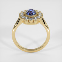 2.01 Ct. Blue Sapphire Ring, 10K Yellow Gold 3