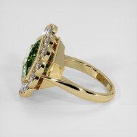 10.31 Ct. Green Prasiolite Ring, 14K Yellow Gold 4