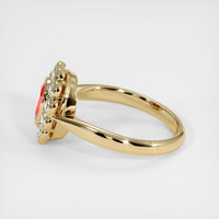 1.08 Ct. Ruby Ring, 14K Yellow Gold 4