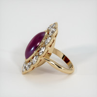 24.98 Ct. Ruby Ring, 14K Yellow Gold 4